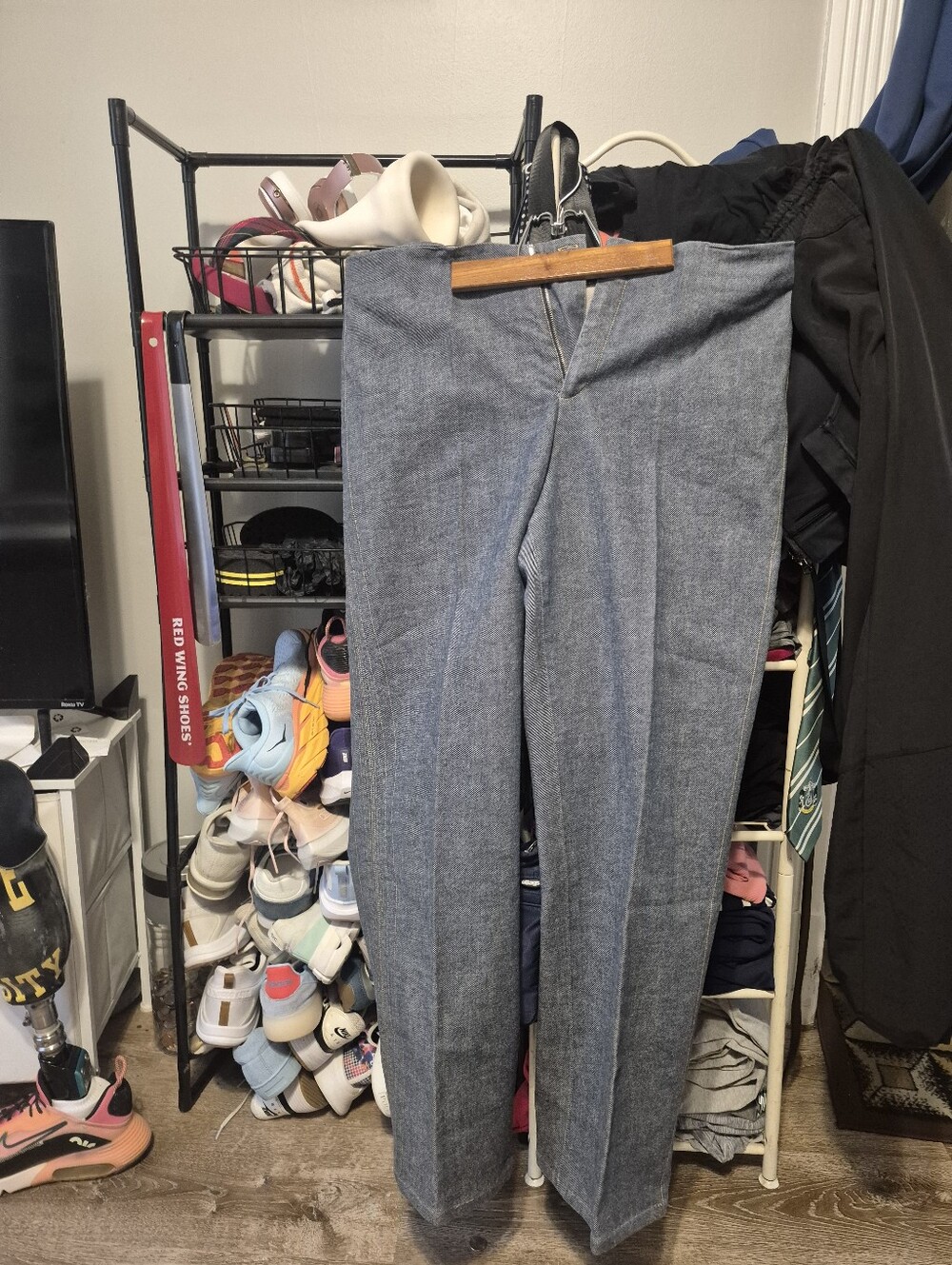 Vintage Company Ellen Tracy Denim Pantys Suit - Picture 10 of 14